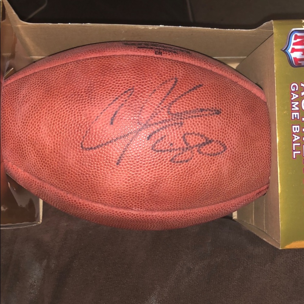 Signed Football - Picture 3 of 6
